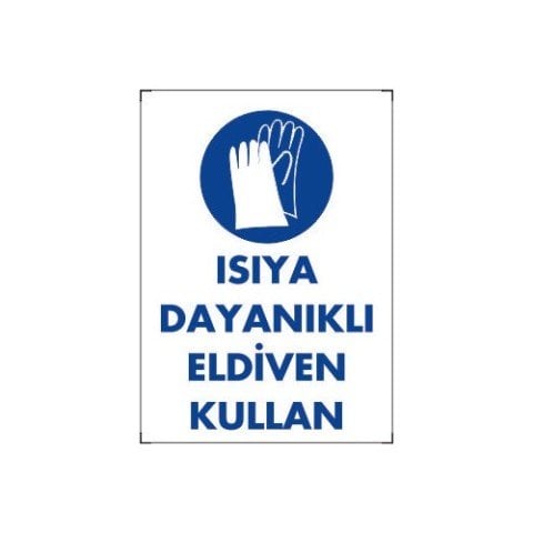 040 Isıya Dayanıklı Eldiven Kullan Levha 25X35 cm
