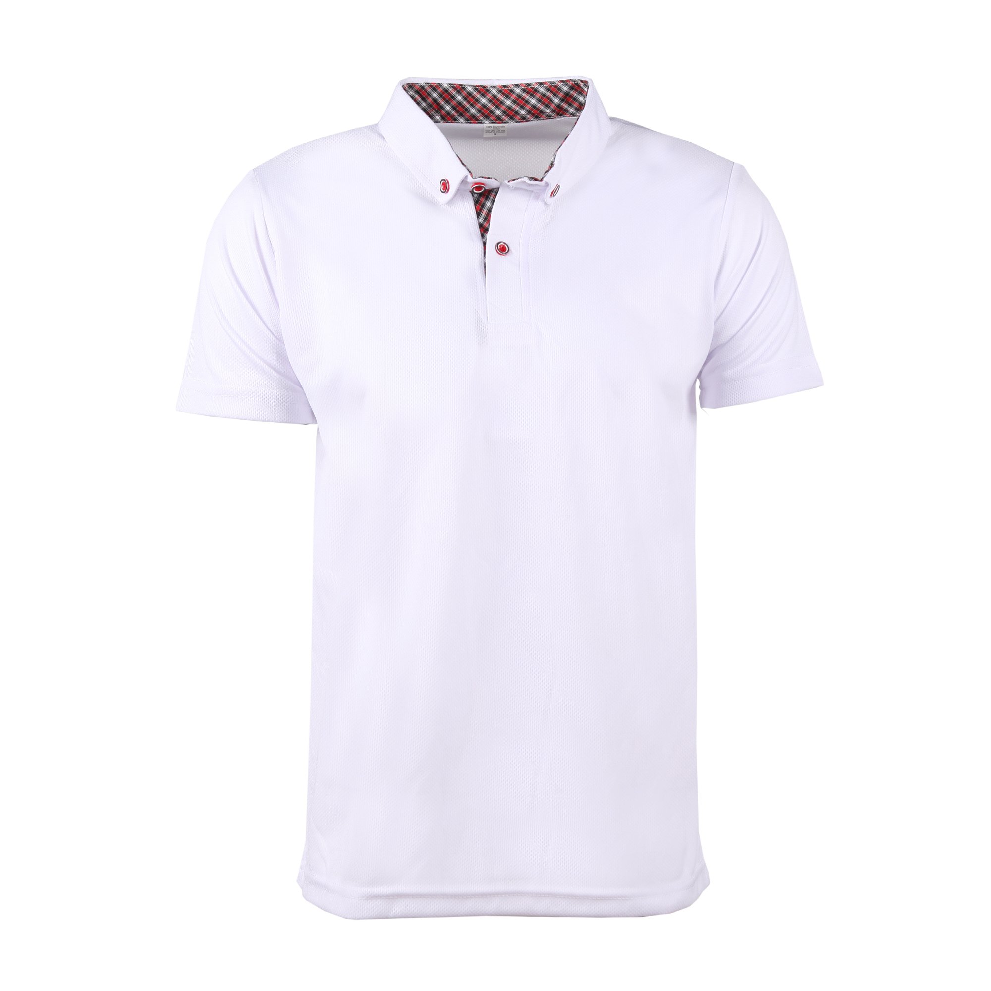 Beyaz Gömlek Yaka Dry Touch T-Shirt