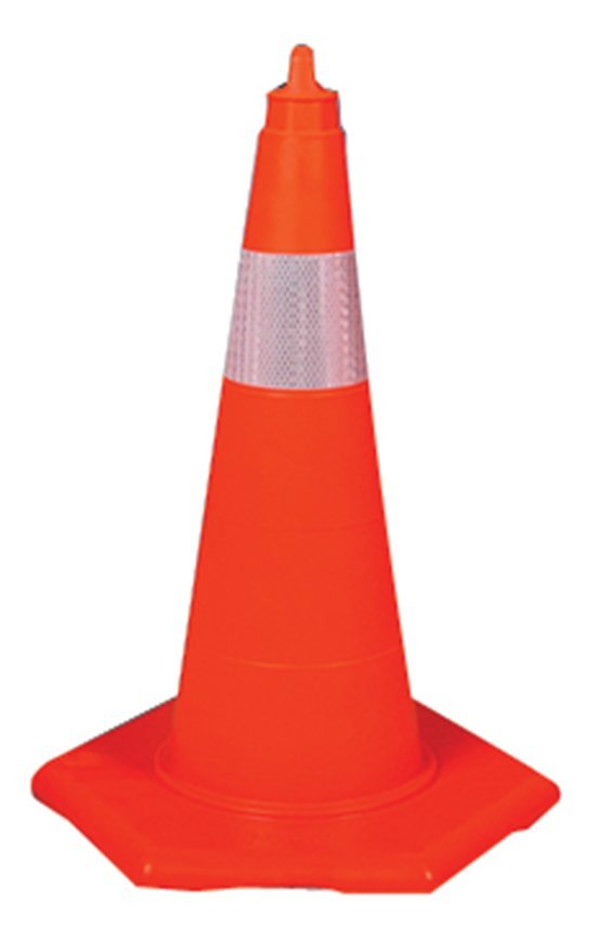 Esnek Trafik Konisi 75 cm