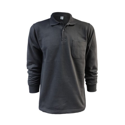 2 iP Polo Yaka Füme Sweat