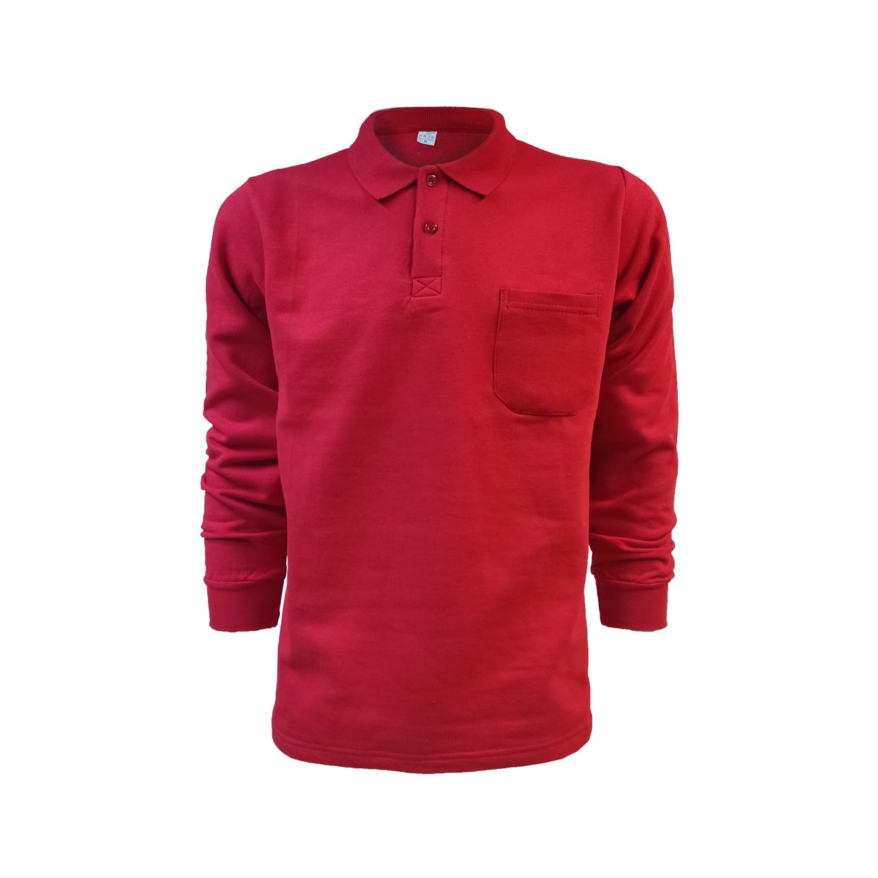 Polo Yaka Sweat Kırmızı