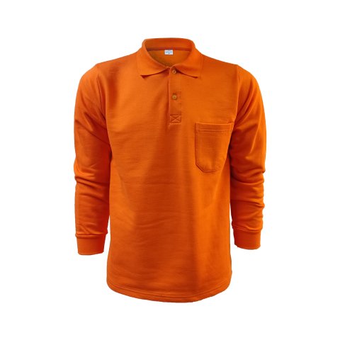 Polo Yaka Sweat Turuncu