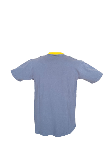 Sarı V Yaka Füme T-shirt