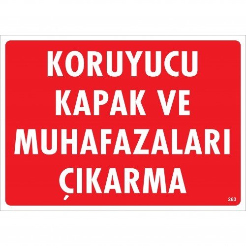 263 koruyucu Kapak Ve Muhafazaları Çıkartma Dekota Levha 25X35 cm