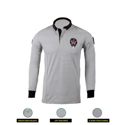 Yeni Nesil Uzun Kol Güvenlik Görevlisi T-Shirt