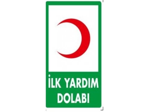 1016 İlk Yardım Dolabı Levha