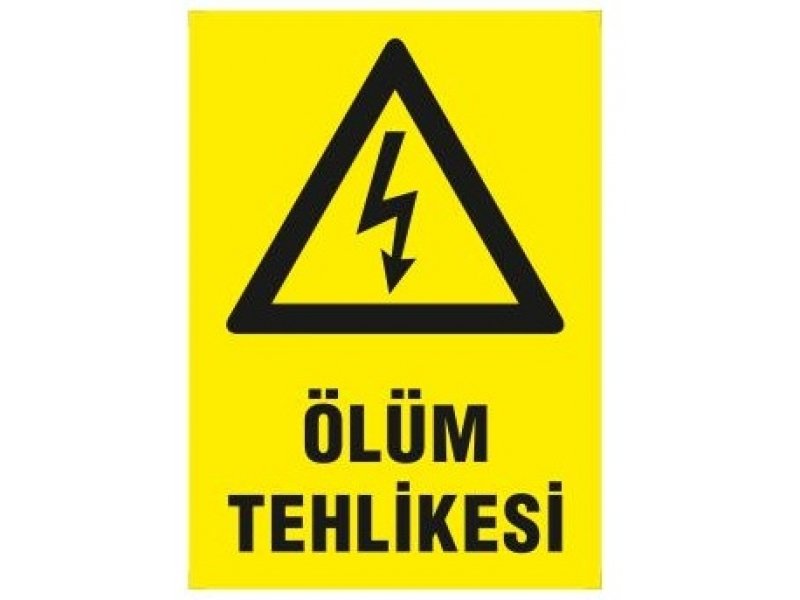 1104 Ölüm Tehlikesi Levha 25X35 cm