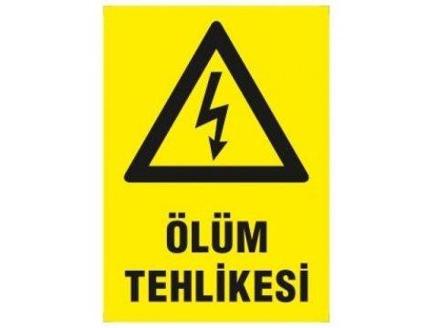 1104 Ölüm Tehlikesi Levha 25X35 cm