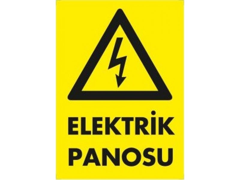 1107 Elektrik Panosu Levha 25X35 cm