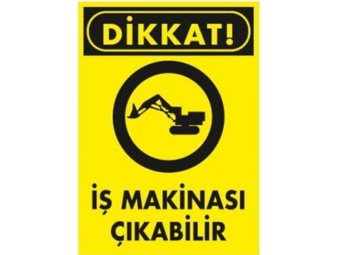 1300 İş Makinesi Çıkabilir Levhası 25X35 cm