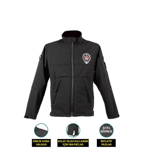 Yeni Nesil Güvenlik Görevlisi Softshell Montu