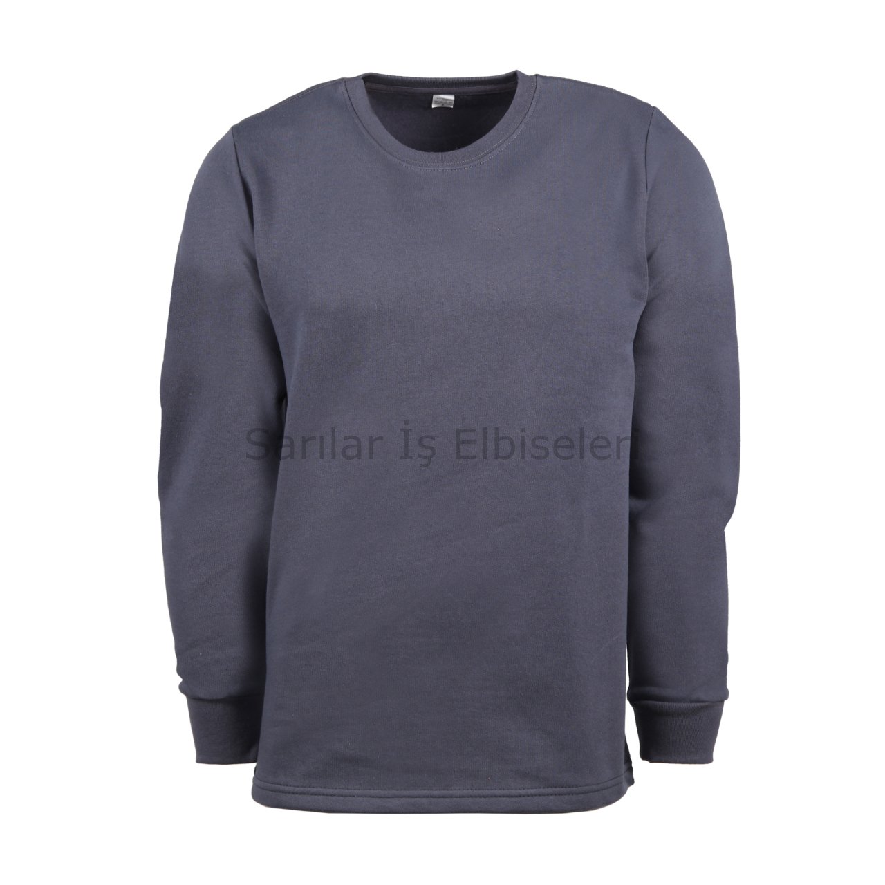 2 İP Sıfır Yaka Füme Sweat