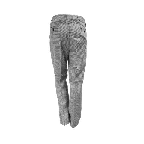 Siyah Beyaz Piyedepul Aşçı Pantolon