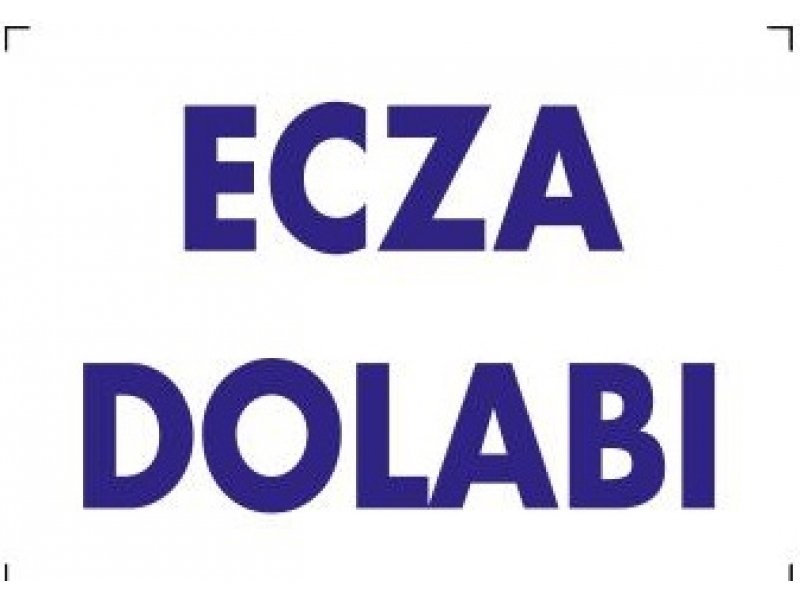 1709 Ecza Dolabı Dekote Levha 12X25 cm