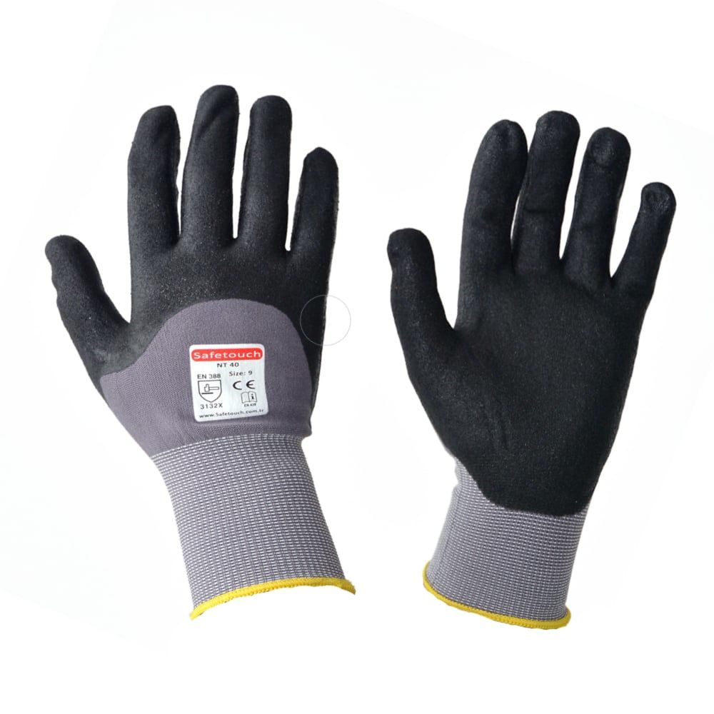 SAFETOUCH NT40 KOPUK NITRIL NYLON 3/4 KAPLAMA