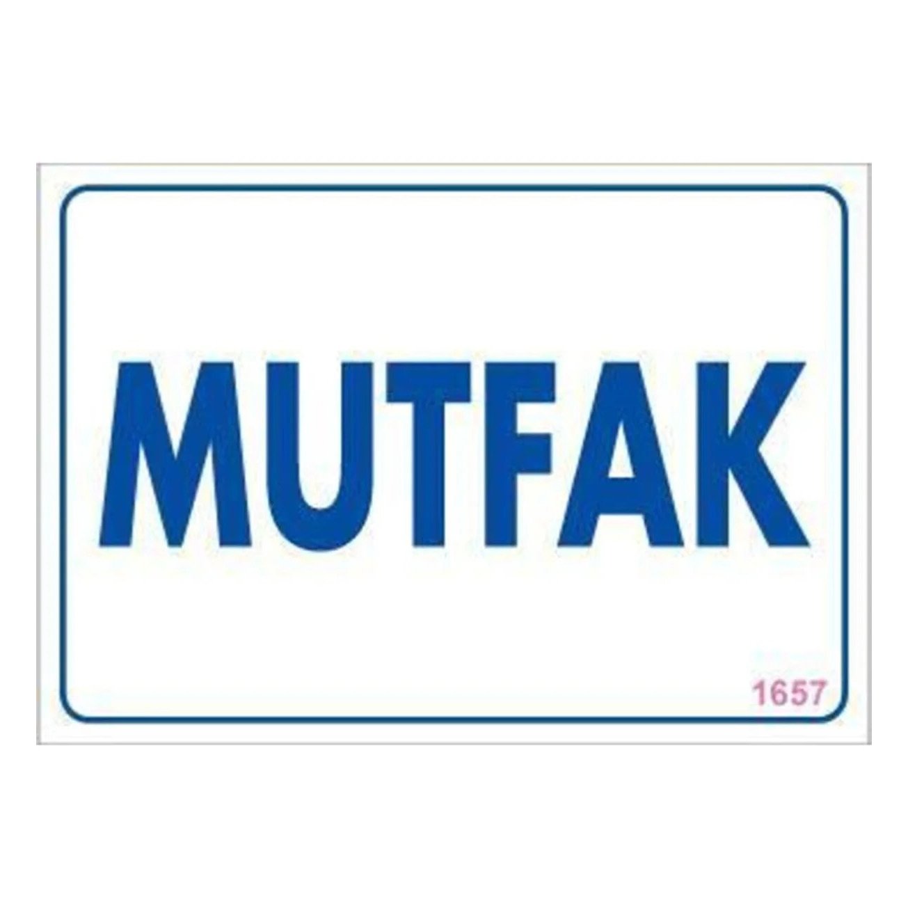 1657 Mutfak Dekote Levha 12X25 cm