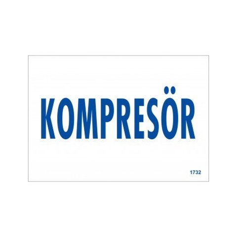 1732 Kompresör Dekote Levha 12X25 cm