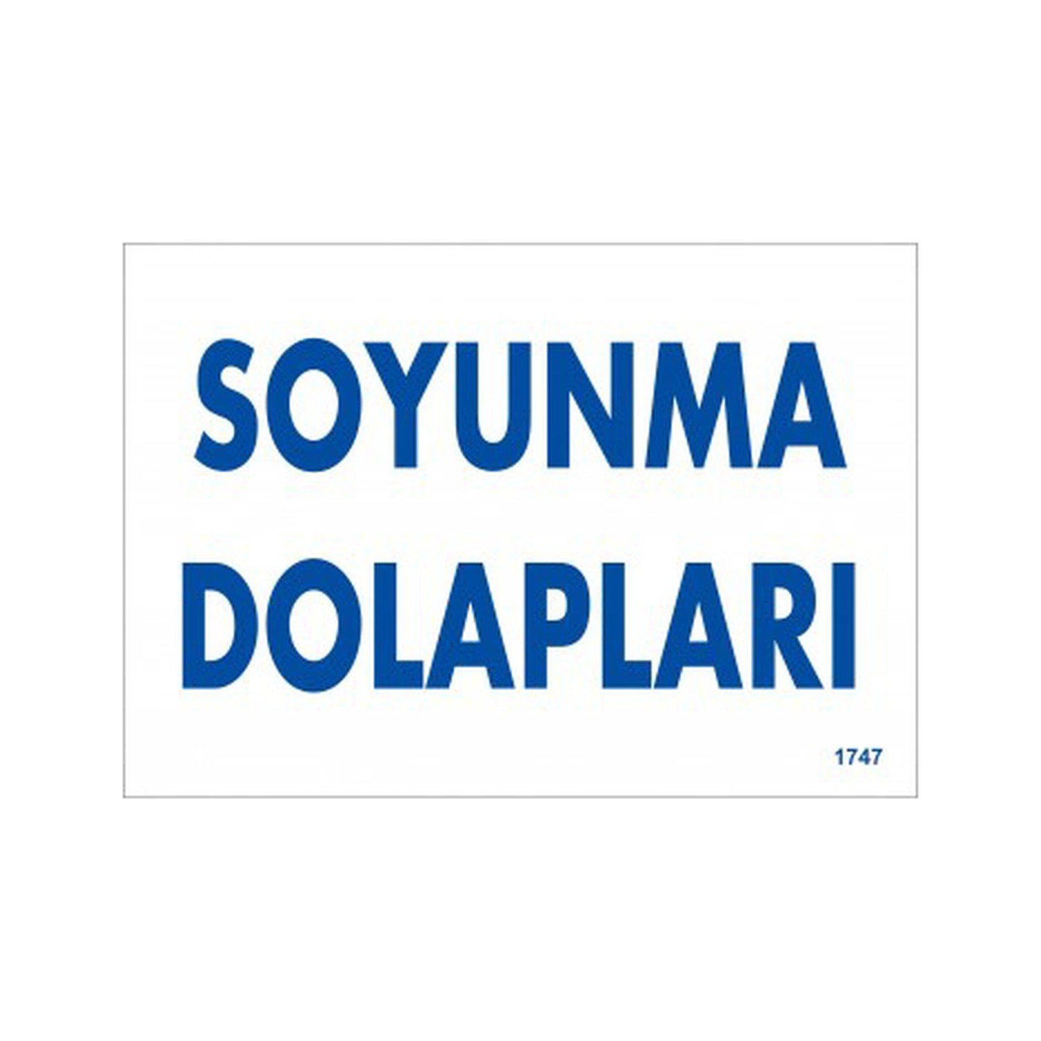 1747 Soyunma Dolapları Dekote Levha 12X25 cm