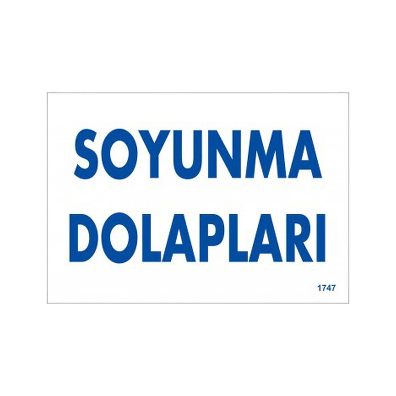 1747 Soyunma Dolapları Dekote Levha 12X25 cm