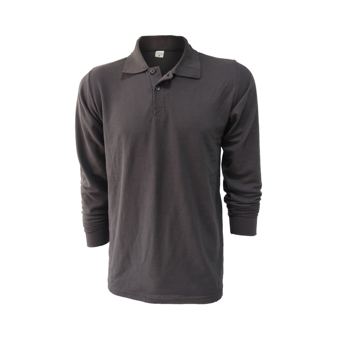 Füme Uzun Kol Polo Yaka T-shirt