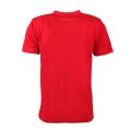 Kırmızı V Yaka Kısa Kol T-Shirt KIRMIZI - L