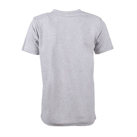 Melanj Gri V Yaka Kısa Kol T-Shirt