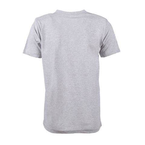 Melanj Gri V Yaka Kısa Kol T-Shirt