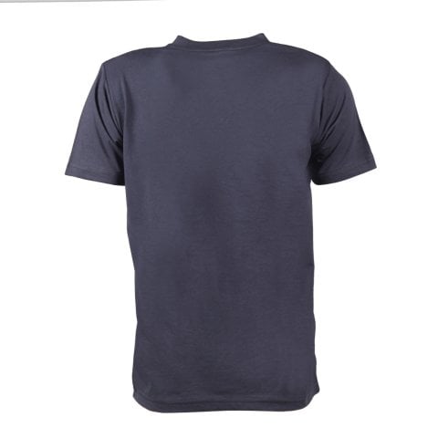 V Yaka Kısa Kol Füme T-Shirt