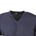 Füme V Yaka Kısa Kol T-Shirt FÜME - 3XL