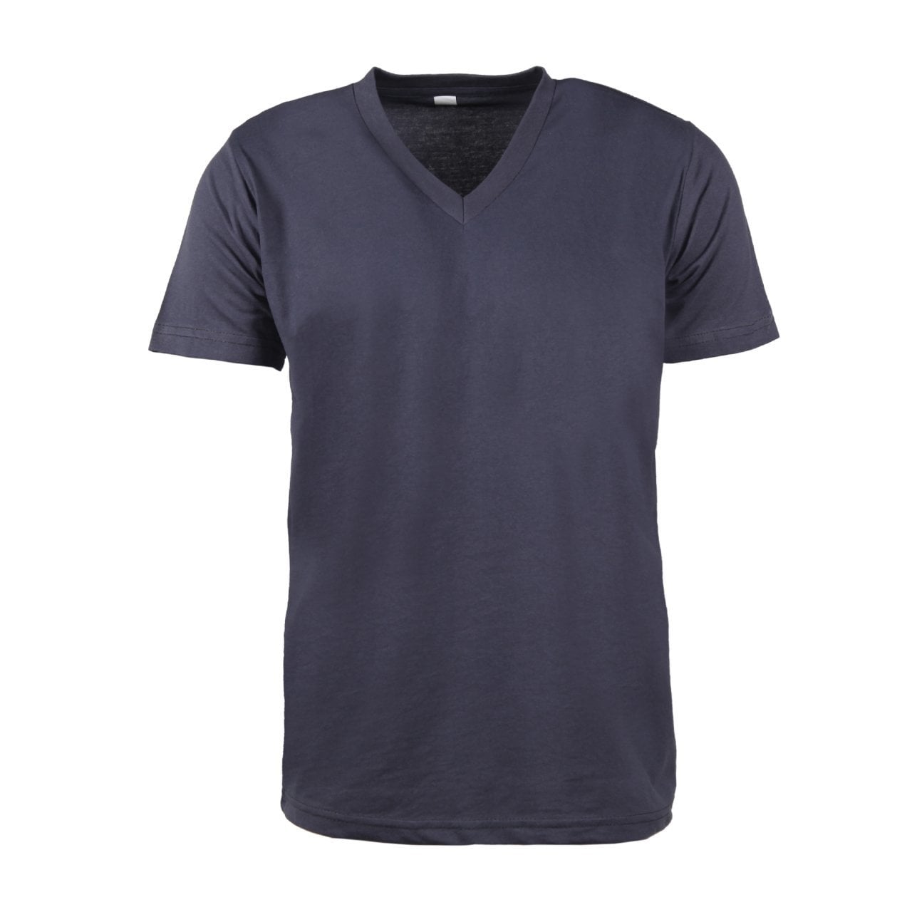 Füme V Yaka Kısa Kol T-Shirt FÜME - S