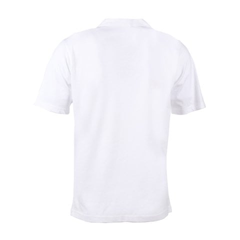 V Yaka Kısa Kol Beyaz T-Shirt