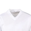 Beyaz V Yaka Kısa Kol T-Shirt BEYAZ - 3XL