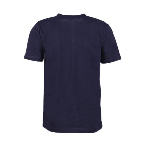 V Yaka Kısa Kol Lacivert T-Shirt
