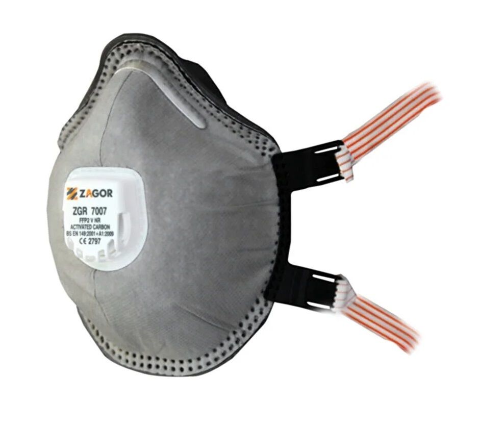 Zagor 7007 FFP 2 NR Active Carbon 10lu Maskesi
