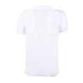 Beyaz Gömlek Yaka Kısa Kol T-shirt