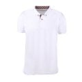 Beyaz Gömlek Yaka Kısa Kol T-shirt