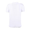 Beyaz Gömlek Yaka Kısa Kol T-shirt BEYAZ - L