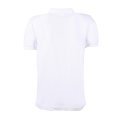 Beyaz Gömlek Yaka Kısa Kol T-shirt BEYAZ - S