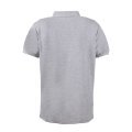 Melanj Gri Gömlek Yaka Kısa Kol T-shirt GRİ - XL