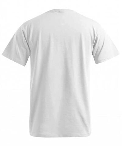 Beyaz Sıfır Yaka Kısa Kol T-Shirt XL