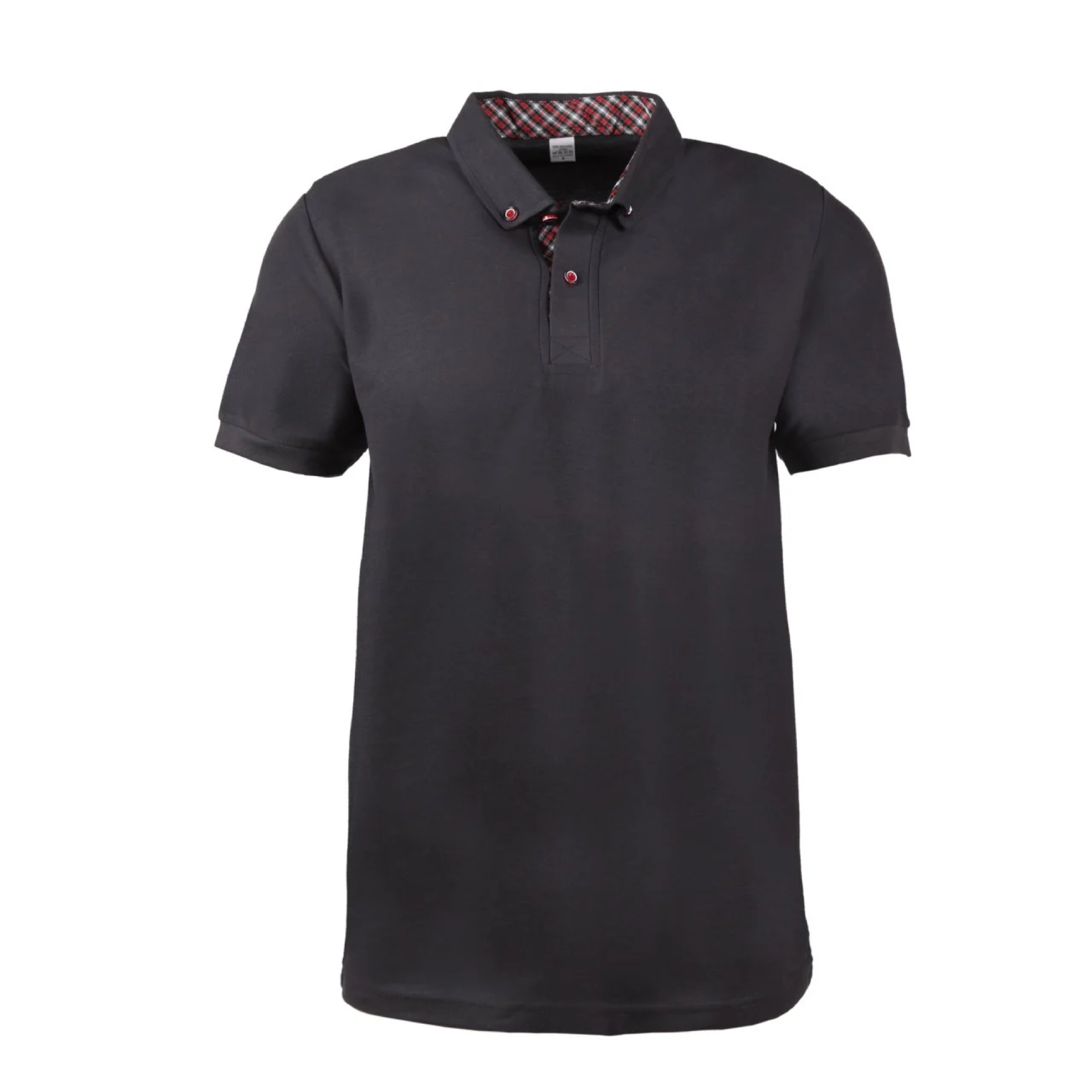 Füme Gömlek Yaka Kısa Kol T-shirt