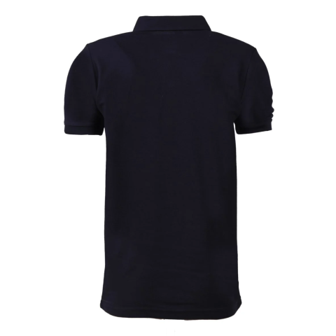 Lacivert Gömlek Yaka Kısa Kol T-shirt