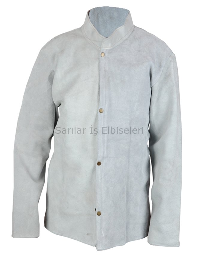 Deri Kaynakçı Ceketi