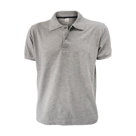 Melanj Gri Kısa Kol Polo Yaka T-shirt