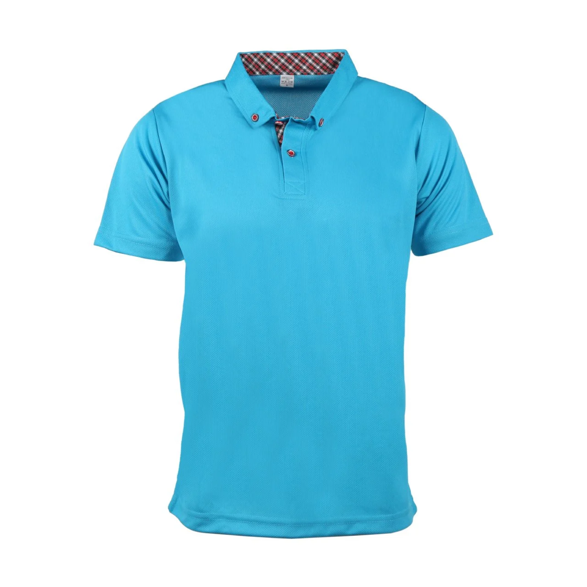 Dry Touch Gömlek Yaka Turkuaz T-Shirt