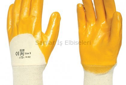 Sarı Nitril Eldiven
