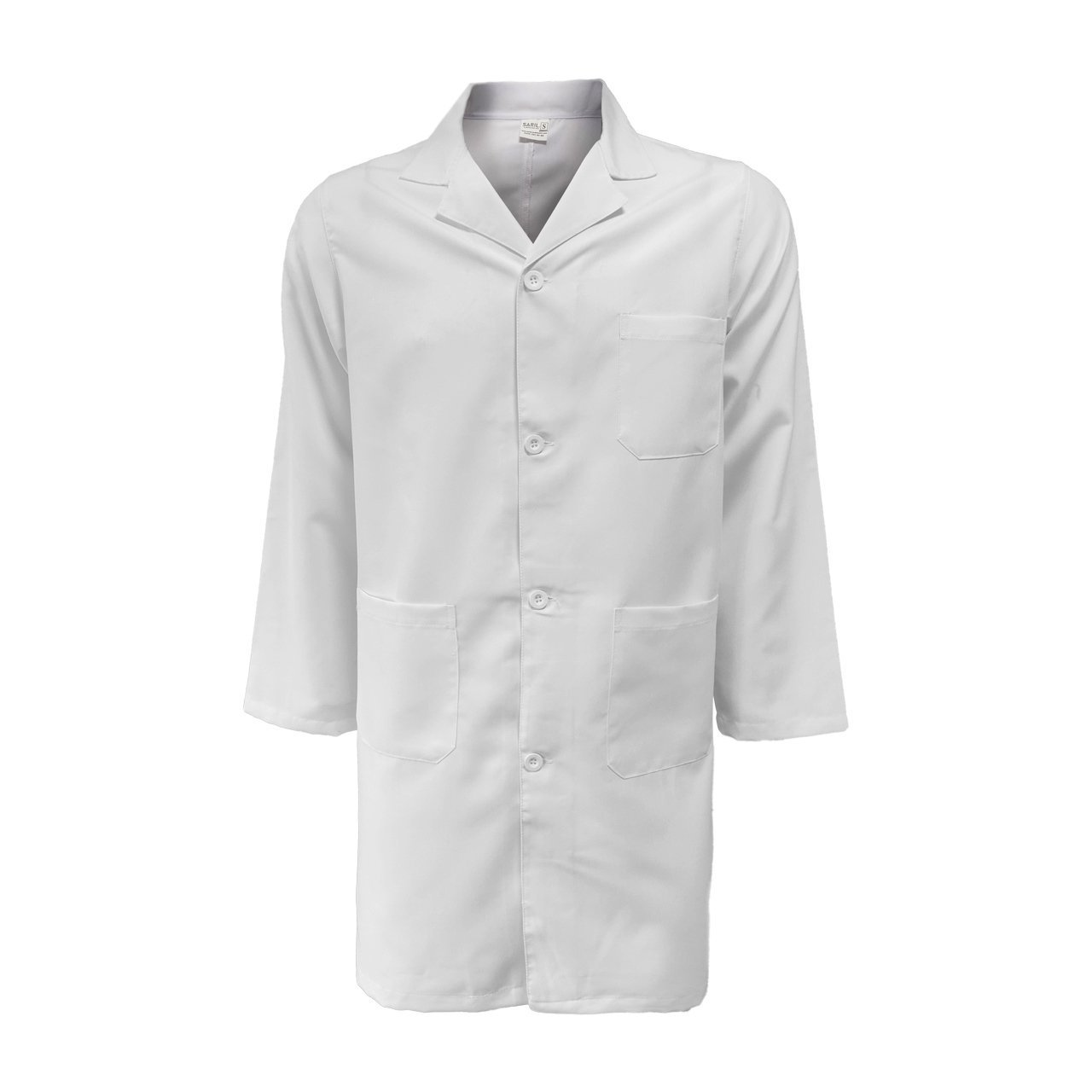Erkek Beyaz Klasik Yaka İş Önlüğü